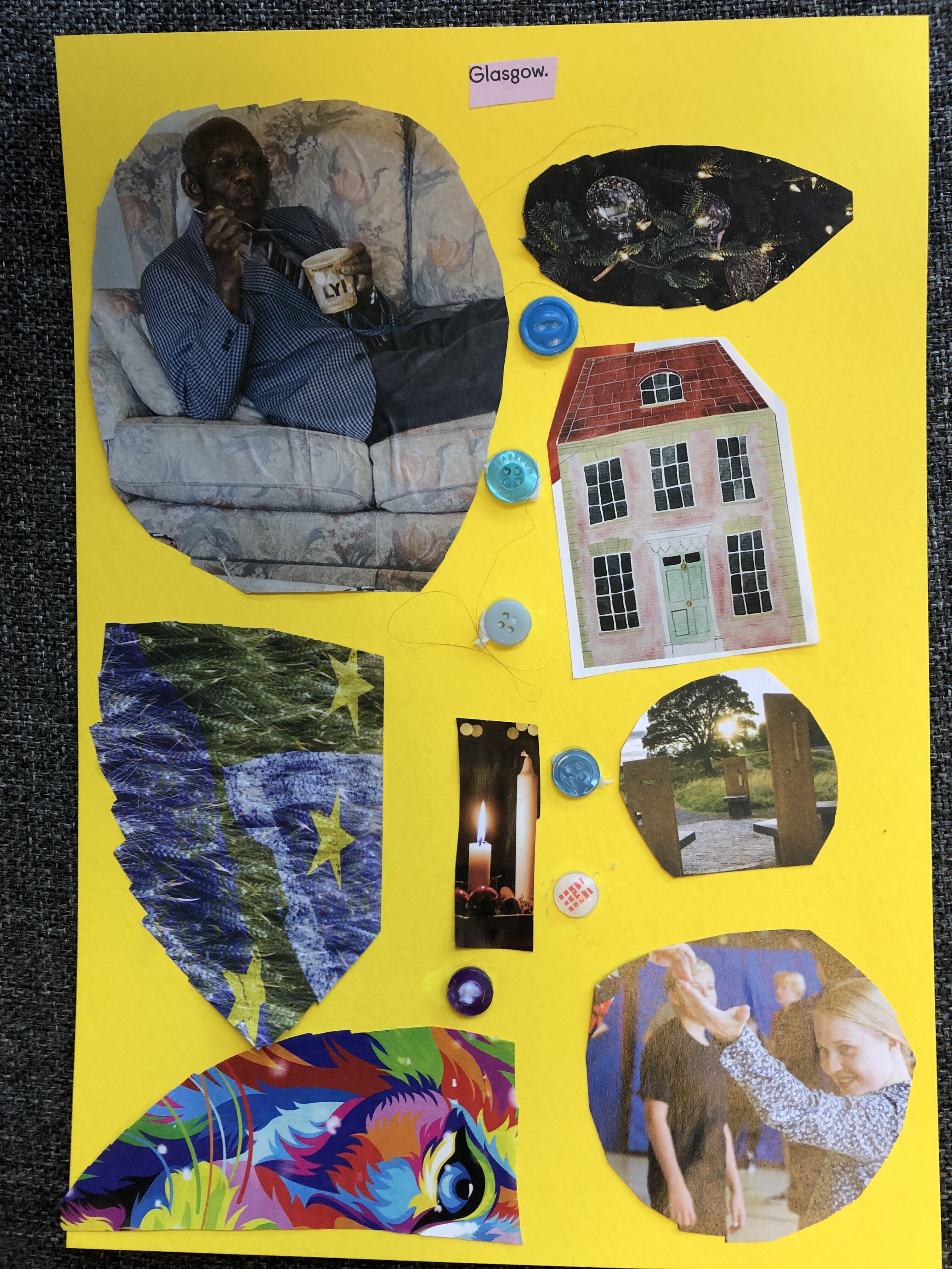 A colourful collage